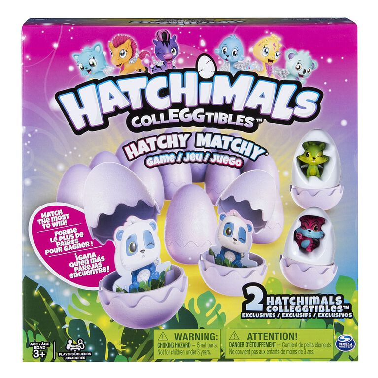 Hatchimals Hatchy Matchy Game With Two Exclusive Colleggtibles