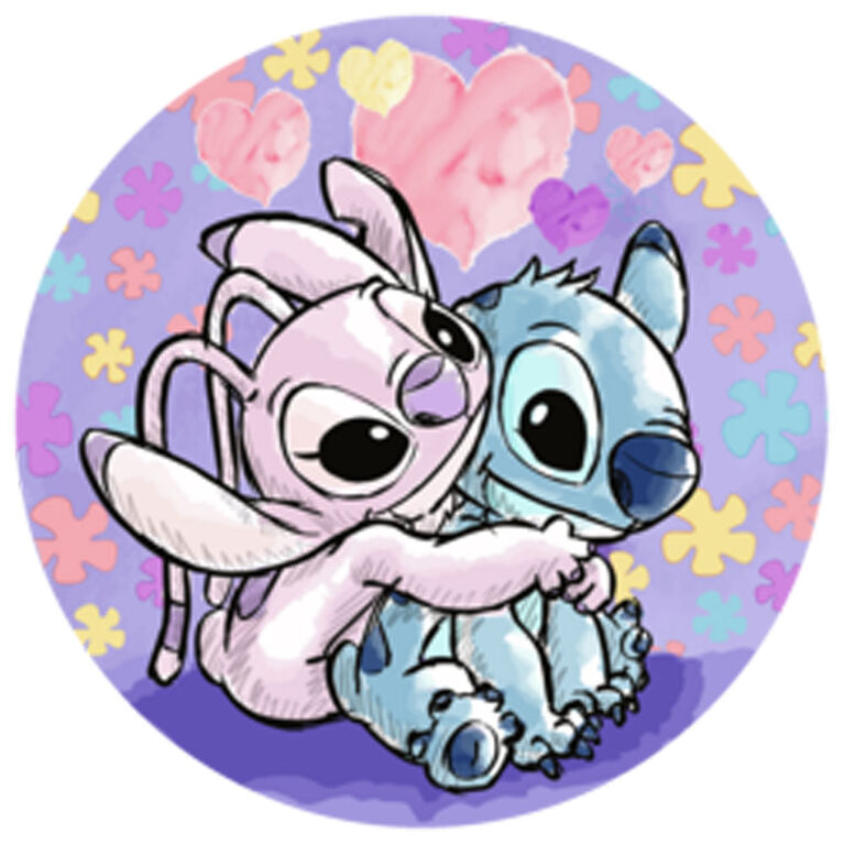 Disney Stitch 500Pc Round Puzzle
