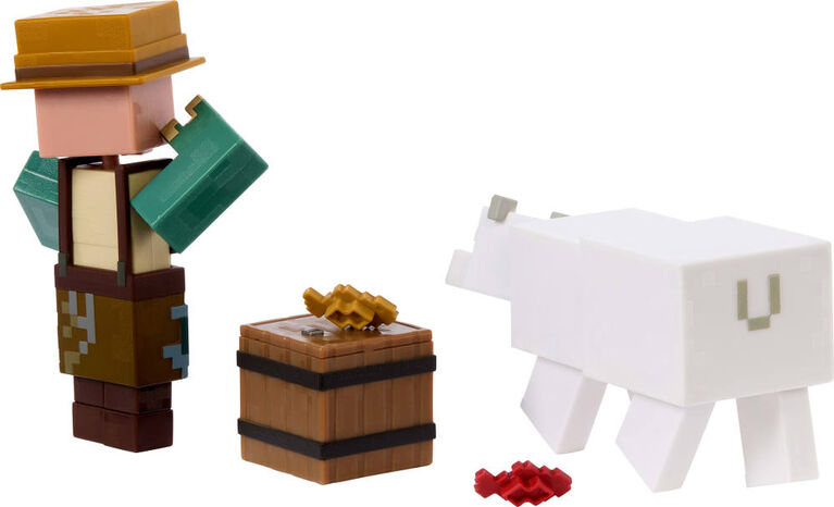 Minecraft Toys, 2-Pack of Action Figures, Gifts for Kids