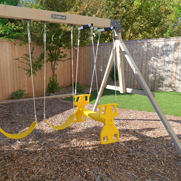 KidKraft - Montauk Wooden Swing Set / Playset - R Exclusive