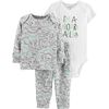 Carter's 3-Piece Dinosaur Little Character Set - Green, Newborn