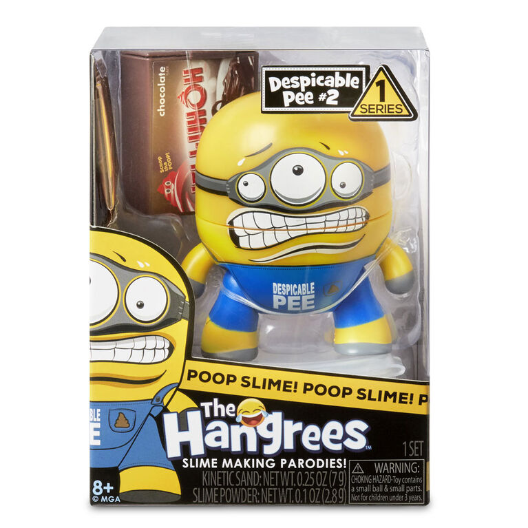 Figurine Parodie The Hangrees Despicable Pee #2 à collectionner avec gelée