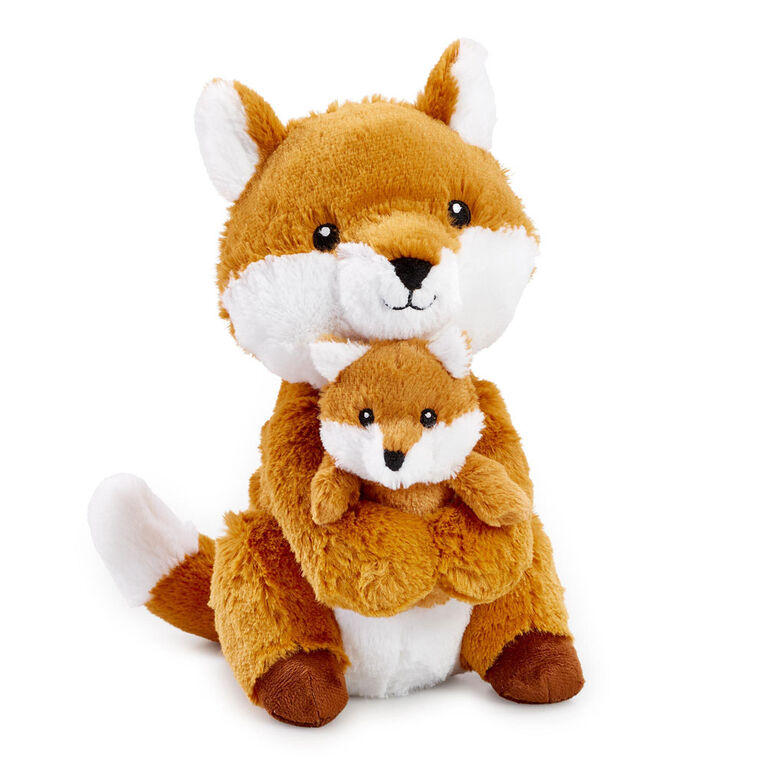 Snuggle Buddies 10" Mummy & Baby Fox - R Exclusive