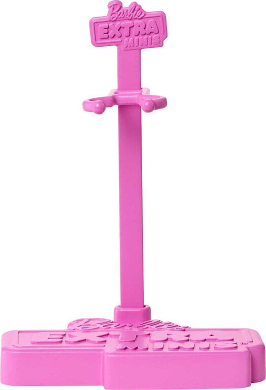 Barbie Extra Minis Doll #1 (5.5 in) in Fashion and Accessories, with Doll Stand