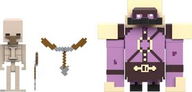 Minecraft Legends Pigmadillo vs Skeleton Figures