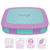 Bentgo Kids Prints - Leak-Proof, 5-Compartment Bento-Style Kids Lunch Box - Mermaid Scales