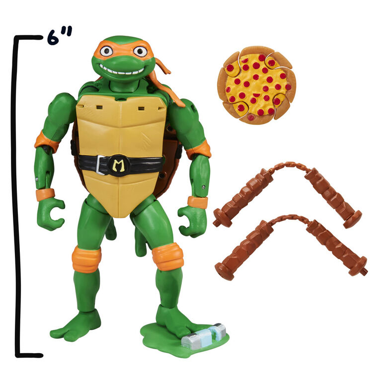 Tales of Teenage Mutant Ninja Turtles: Mutations Deluxe - Figurine de Michelangelo Pet to Ninja