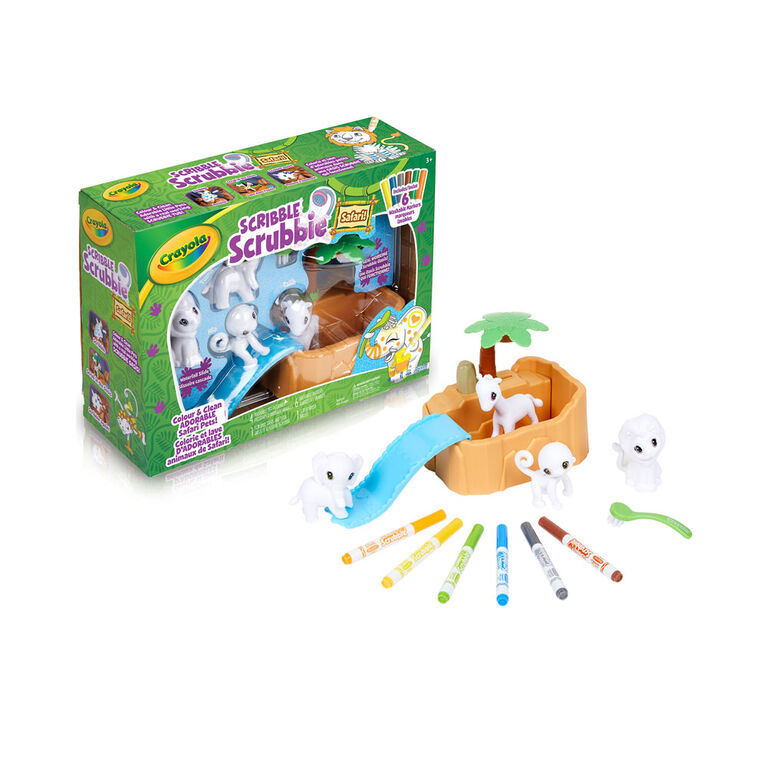 Jeu Animaux Safari Crayola Scribble Scrubbie