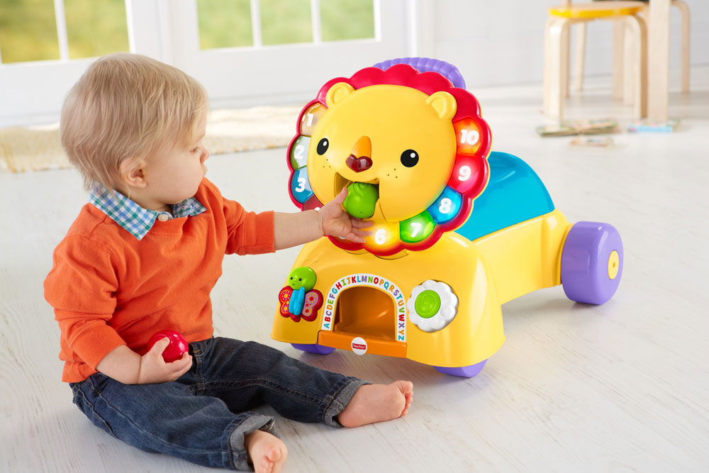 Fisher Price 3 in 1 Sit Stride Ride Lion English Edition