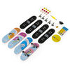 Tech Deck, Ultra DLX Fingerboard 4-Pack, Collectible and Customizable Mini Skateboards (Styles May Vary)