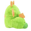 Soft Landing Nesting Nooks Premium Character Backrest with Carrying Handle and Back Pocket - Green Dino