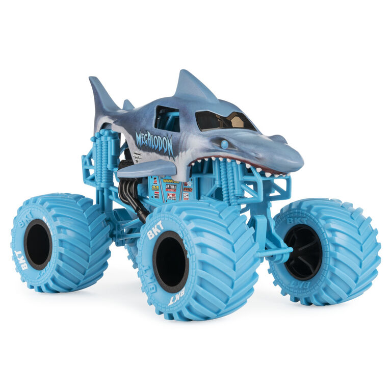 Monster Jam, Official Megalodon Monster Truck, Collector Die-Cast Vehicle, 1:24 Scale