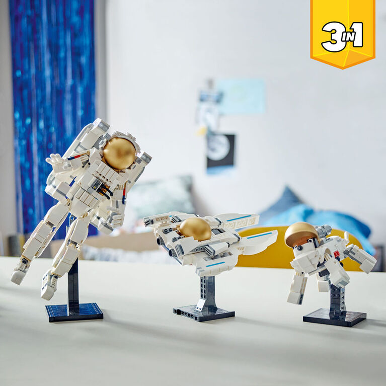 Ensemble de jouet 3en1 LEGO Creator L'astronaute de l'espace 31152