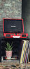 Platine vinyle Cruiser Plus avec entrée/sortie Bluetooth - Vinyle rouge