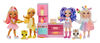 Jeu de pâtisserie Rainbow High Littles + petite poupée (rose de 5,5 po (14 cm))