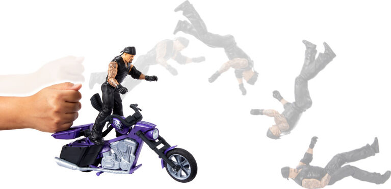 WWE - Wrekkin' - Véhicule et fig. - Boneyard Slamcycle et Undertaker