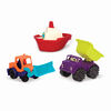 Ensemble de 3 Mini véhicules Loaders & Floaters, B. Toys