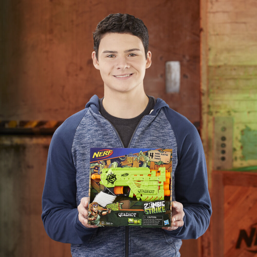 nerf zombie strike quadrot blaster