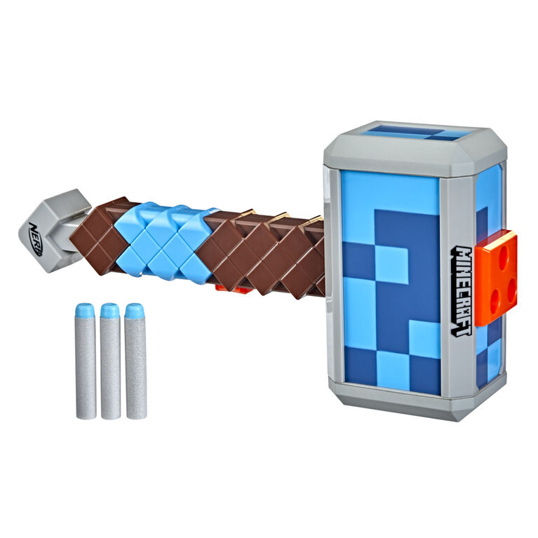 Nerf Minecraft, marteau lance-fléchettes Stormlander