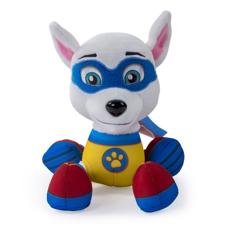 peluche Pat Patrouille ruben Mighty pups chien 25cm super paws