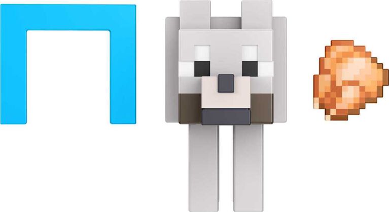 Minecraft Wolf Figure