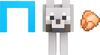Minecraft Wolf Figure