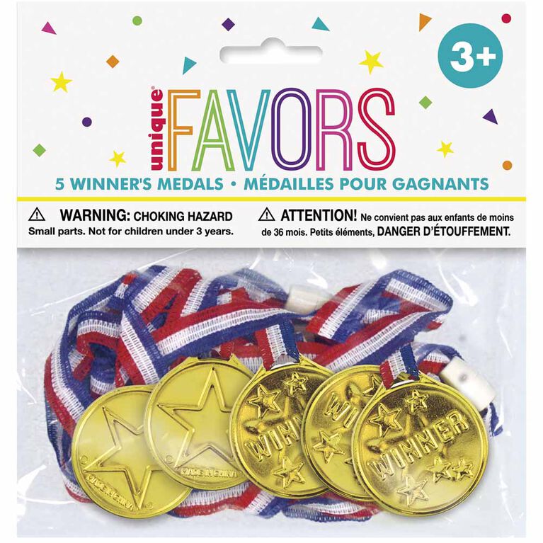 5 Medailles Pour Gagnants