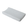 Red Rover - Cotton Muslin Changing Pad Cover -  Grey Micro Stripe - R Exclusive