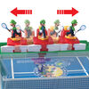 Epoch Games Super Mario Rally Tennis, Tabletop Skill and Action Game with Collectible Super Mario Action Figures