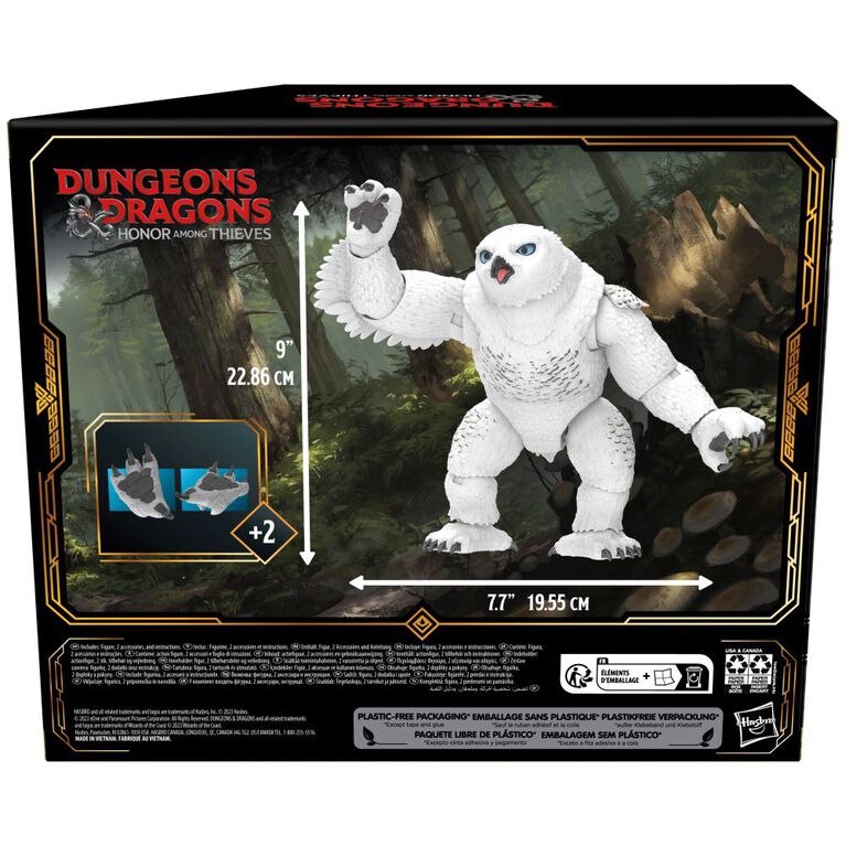 Dungeons and Dragons Honor Among Thieves Golden Archive Owlbear/Doric, 6-Inch Scale