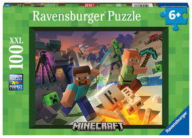 Ravensburger Monster Minecraft 100-Piece Jigsaw Puzzle