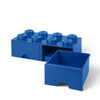 Tiroir de rangement LEGO 8 bleu