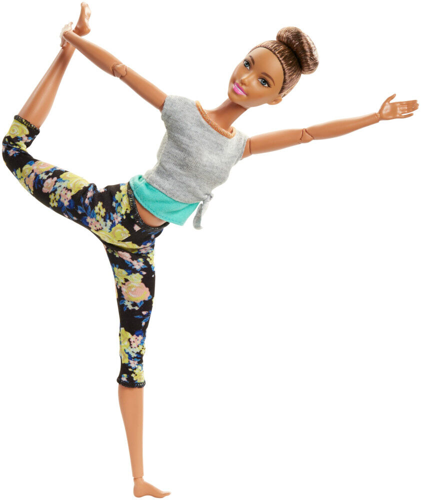 Barbie Made to Move Doll Brown Hair