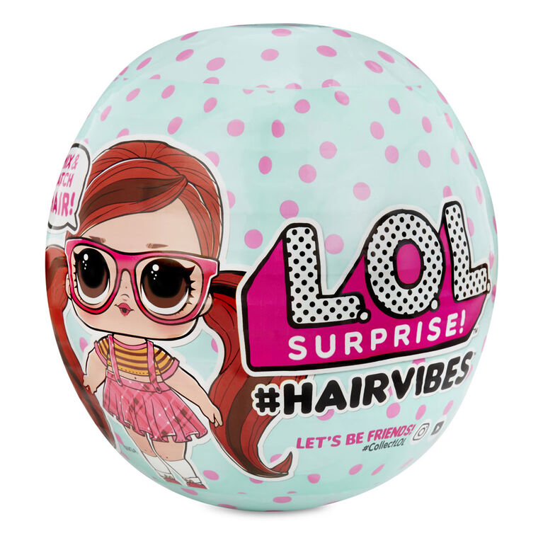 L.O.L. Surprise! #Hairvibes Dolls with 15 Surprises and Mix & Match Hair Pieces
