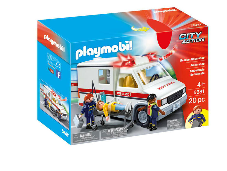 Playmobil Ambulance - les motifs peuvent varier