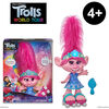 DreamWorks Trolls World Tour - Dancing Hair Poppy Interactive Talking Singing Doll with Moving Hair - English Edition