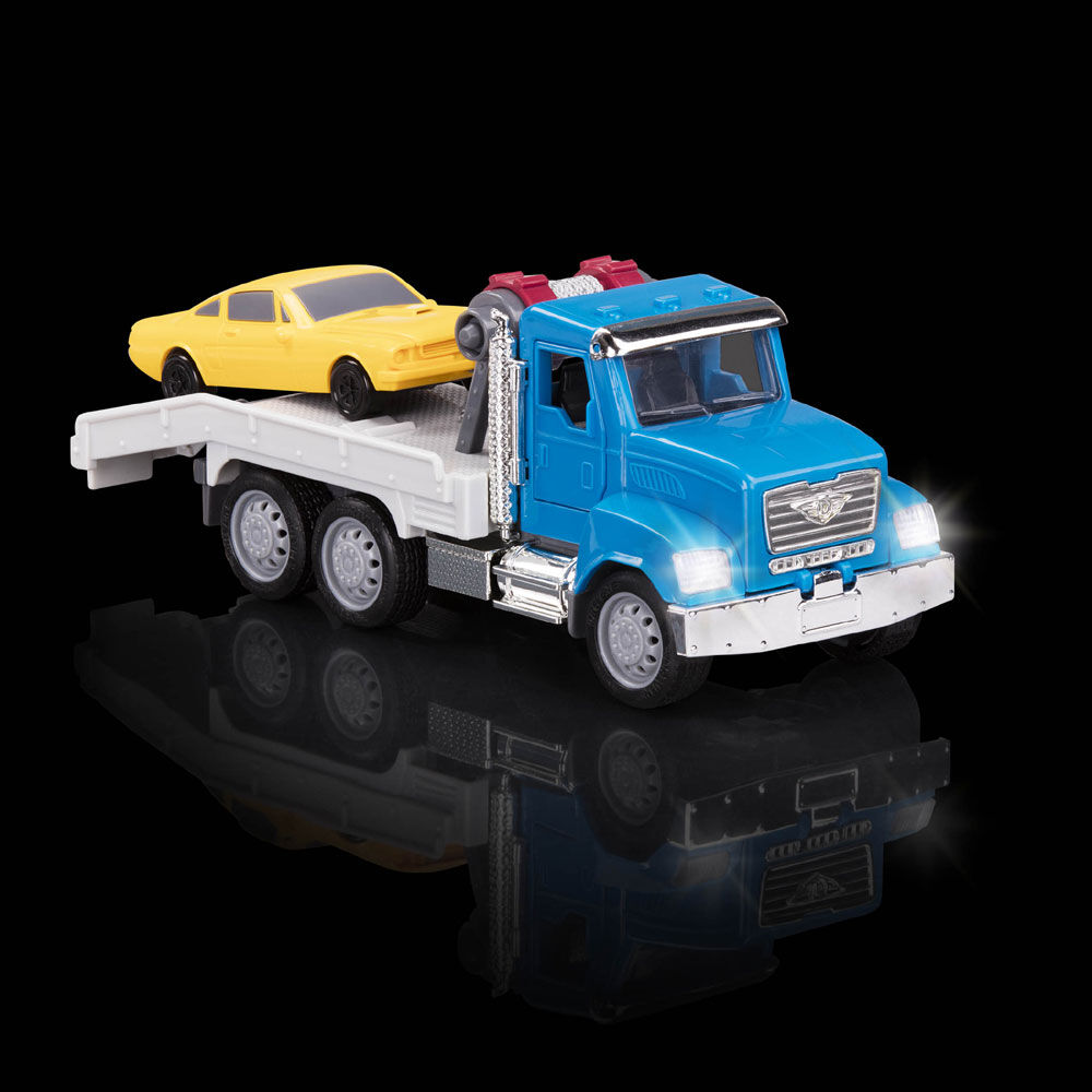 Metal Tow Trcuks Toy Trucks with Hook and car for Boys Pull Back Trcuk Toys wiht Light and Sound for Kids 1:32 Metal Tow Truck 