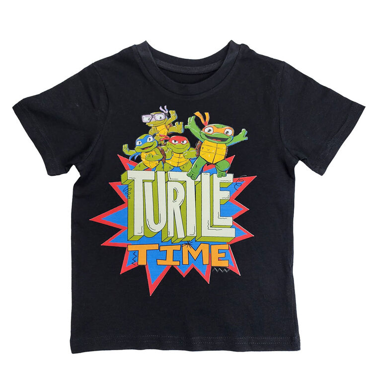 TMNT Short Sleeve Tee - Black - 4T