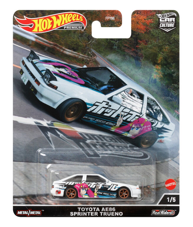 Hot Wheels Car Culture Circuit Legends Toyota AE86 Trueno Vehicle