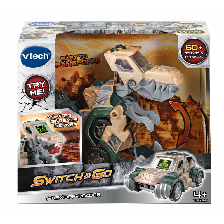 VTech Switch & Go T-Rex Off-Roader - English Edition