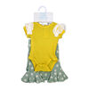 Baby Mode 3 Piece Pant Set: Yellow/Blue Sunflower 