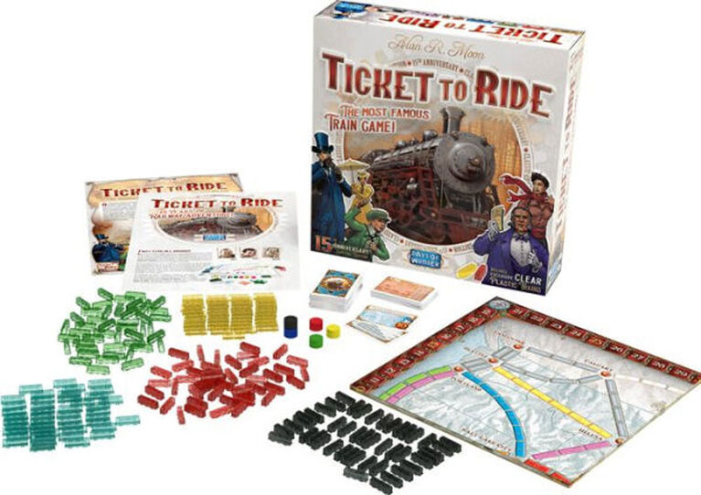 Ticket to Ride - Édition anglaise - les motifs peuvent varier