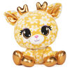 P.Lushes Designer Fashion Pets, Daisy Doemei, biche en peluche de luxe, jaune/or, 15,2 cm