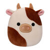 Squishmallows 5" Flip-A-Mallows - Ronnie/Melly - Vache brune/carton de lait