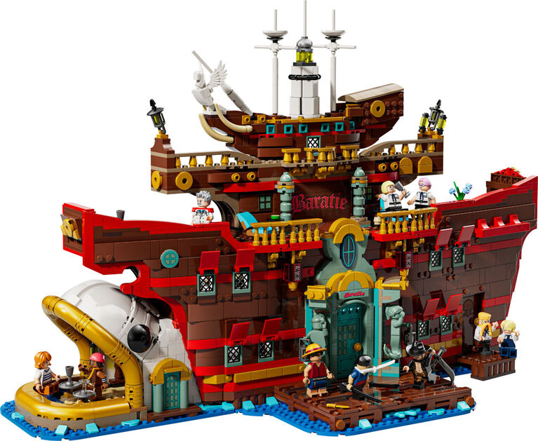 LEGO ONE PIECE Le Restaurant Flottant Baratie, Modèle à Construire, Cadeau pour Adultes 75640