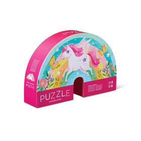 12-pc Mini Puzzle/Sweet Unicorn - English Edition