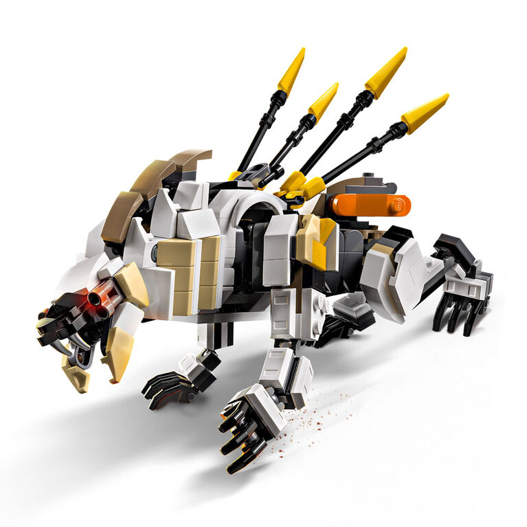 LEGO Horizon Adventures Aloy & Varl vs. Shell-Walker & Sawtooth Machine Figures Toy -  Building Toy for Horizon Fans and Gamers - 77037