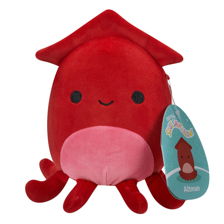 Squishmallows 5" - Calmar rouge Altman