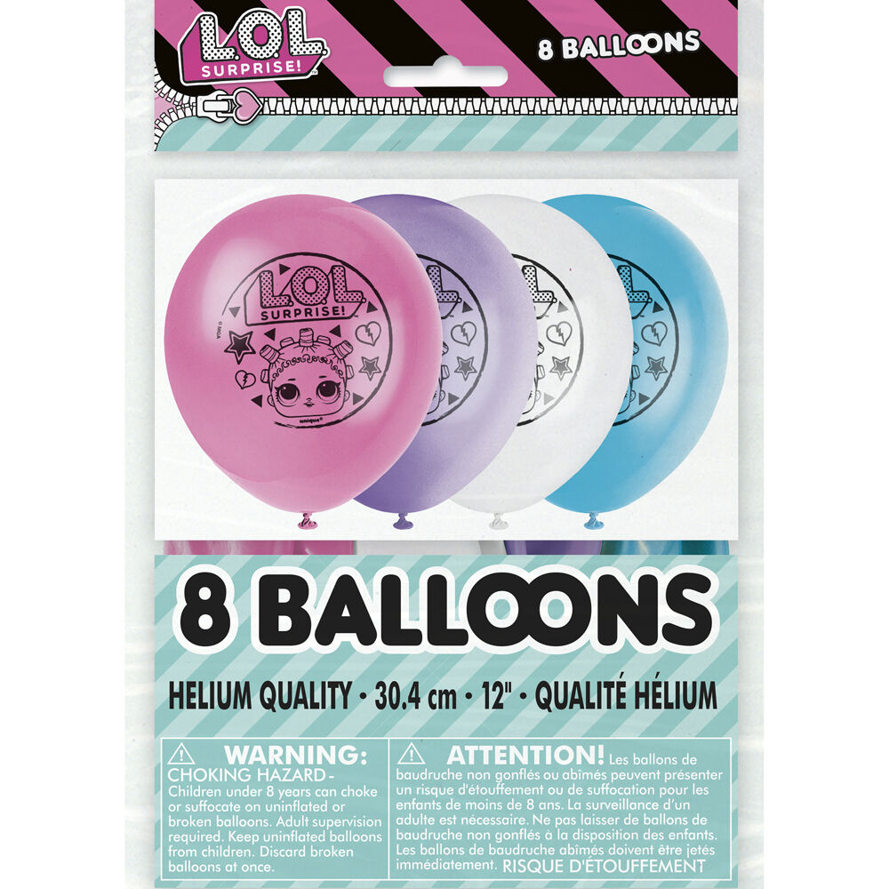 LOL  12" Latex Balloons, 8ct