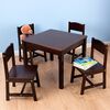 KidKraft Farmhouse Table & 4 Chair Set - Espresso